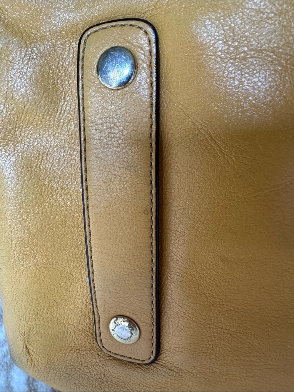 Coach Mustard Yellow Leather Satchel with Tags - Picture 10 of 14